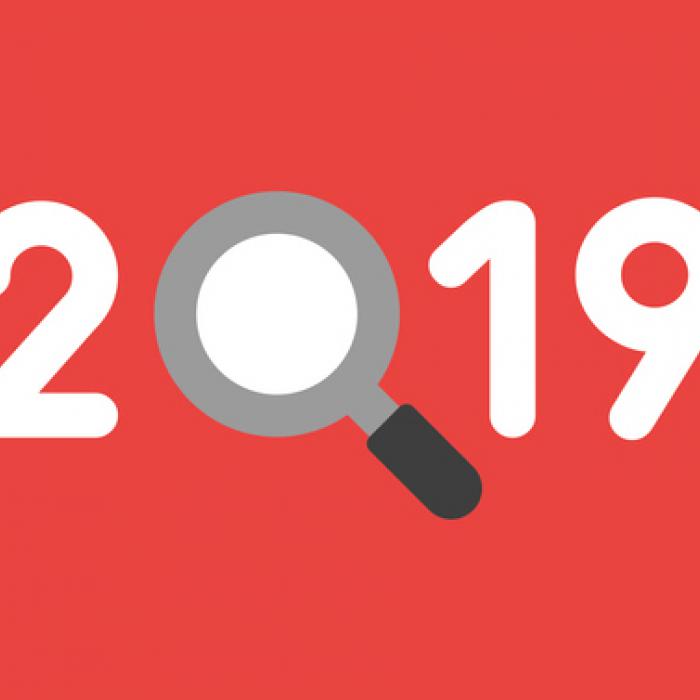 Foto van het jaartal 2019