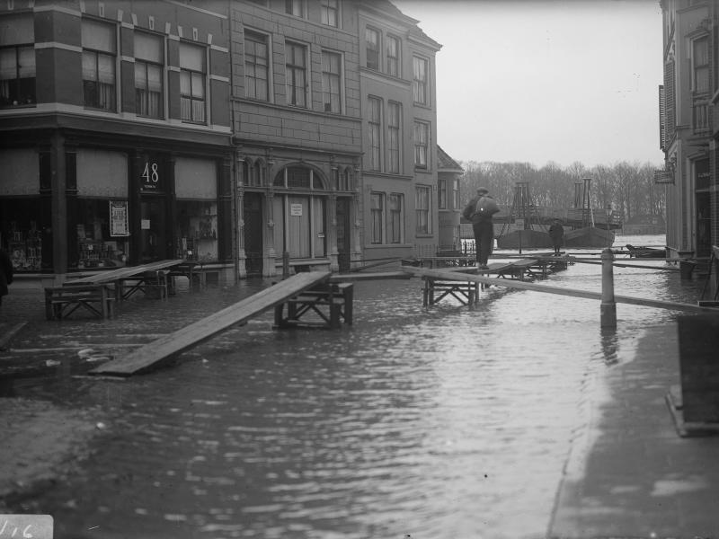 Watersnoodramp 1926 Deventer Vispoort